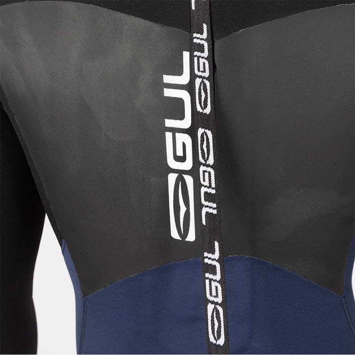 2025 Gul Mens Response 4/3mm Back Zip GBS Wetsuit RE1246-C1 - Navy / Black